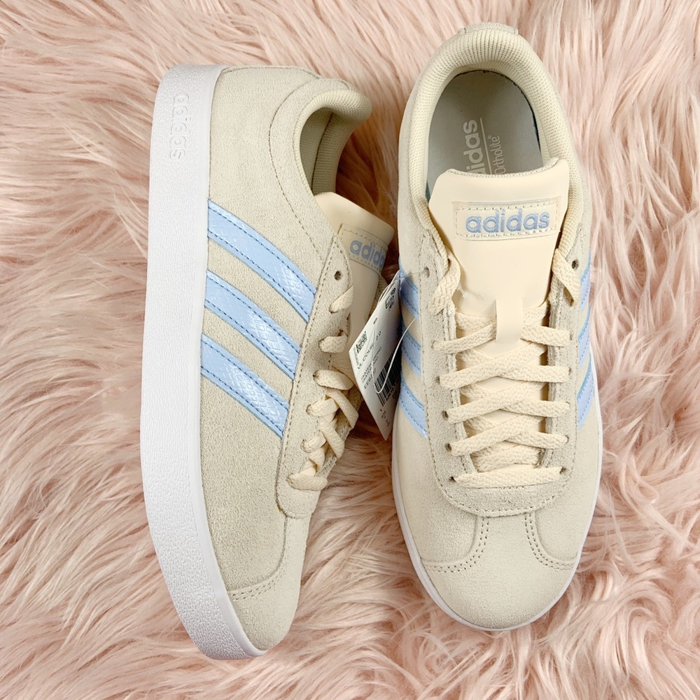 New Adidas Women’s VL Court 2.0 Sneakers - Picture 2 of 6